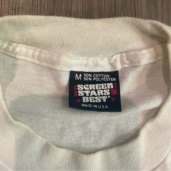 Vintage 1989 NASA Space Shuttle Discovery Landing Party Graphic Shirt Sz Medium - Picture 6 of 9